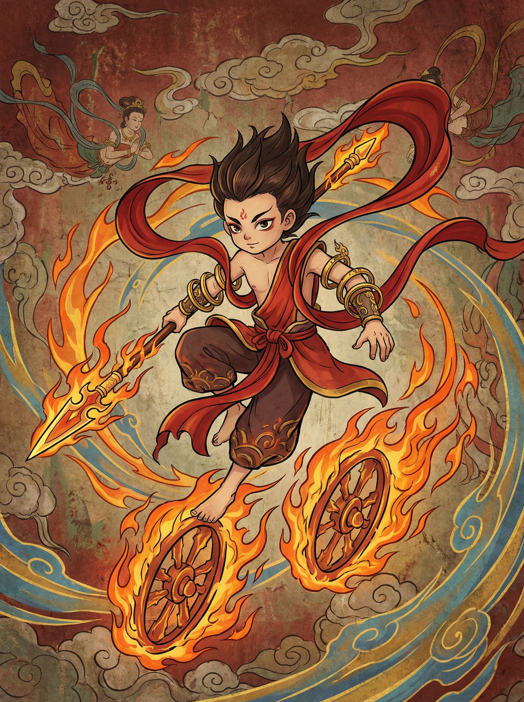 哪吒 - 歪歪漫画登录页面环球欢迎你免费 封神榜阐教动漫角色